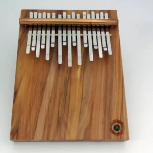 Kalimba artisanal 17 lames en pommier.
